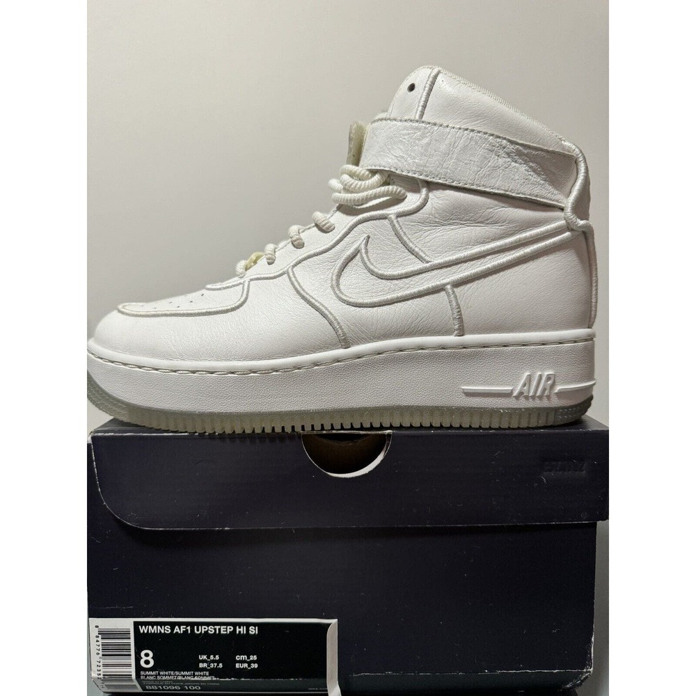 Nike WMNS AF1 Upstep Hi Si White Size 8 Women 881096-100 Casual Basketball Shoes
